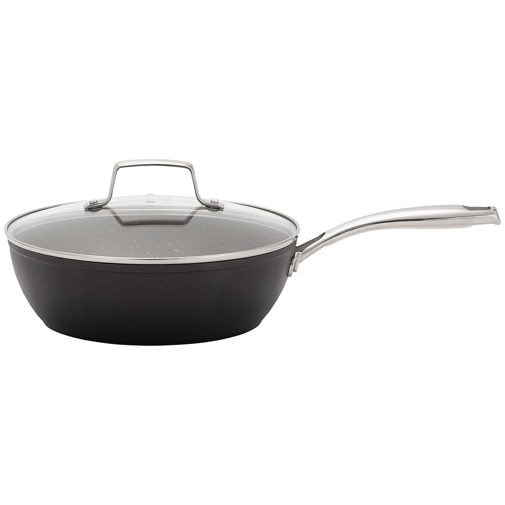 Stellar Rocktanium 24cm Saute Pan - Non Stick with Lid - Image 2