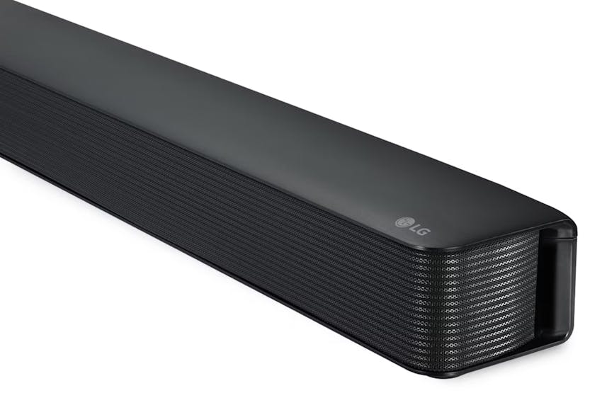 LG 2.0 All-in-One Soundbar SQM1.AGBRLLK, sleek design, powerful audio, available at Keans Claremorris.