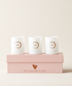 TORC Pink Votive Candle Gift Set with Pink Vetiver, Jasmine, Coconut scents, vegan, cruelty-free, recyclable – Keans