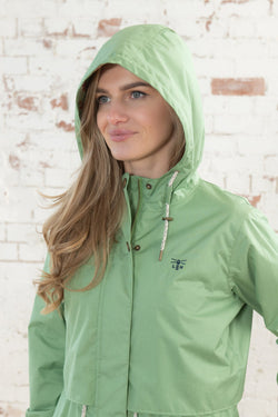 Lighthouse Ladies Pippa Coat in Soft Green, stylish and warm outerwear from Keans Claremorris.