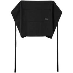 Black 55cm waist apron by Stellar Textiles, durable and adjustable, available at Keans Claremorris.