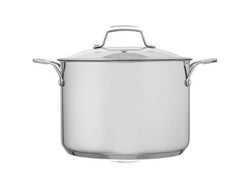 Stellar 24cm 6L stockpot, durable stainless steel cookware for versatile cooking - Keans Claremorris