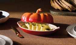 Le Creuset Halloween Pumpkin Butterdish Volcanic