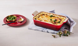 Le Creuset Stoneware Heritage Rectangular Dish 19cm Cerise