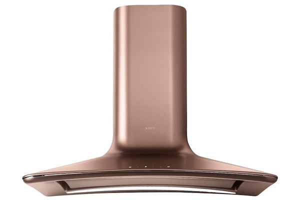 Elica 85cm SweetCopper wall-mounted kitchen hood with LED touch control, 625m3/h extraction, aluminium grease filter - Keans