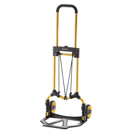 Stanley FT580 Folding Hand Truck 70kg capacity, elastic cord, lightweight, durable nylon, 127mm wheels - Keans Claremorris