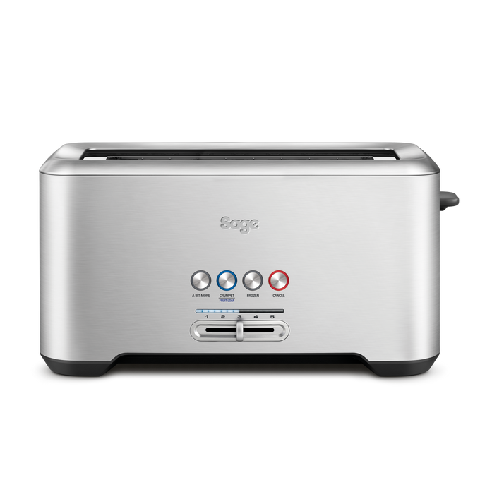 Sage Bit More 4 Slice Toaster Brushed Stainless | BTA730UK Keans Claremorris