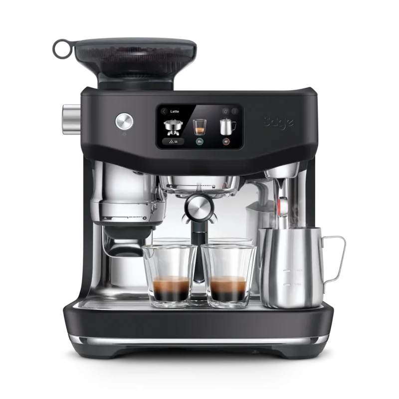 Sage Oracle Jet Coffee Machine Black SES985BTR4GUK1 with automatic grinding and milk frothing - Keans Claremorris