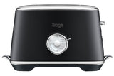 Sage Toast Select Luxe 2-slice toaster in Black Truffle with wide slots, LED indicator, stainless steel, at Kean’s