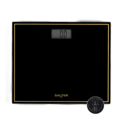 Salter Bathroom -  Compact Electronis Scale Black/Gold Keans Claremorris