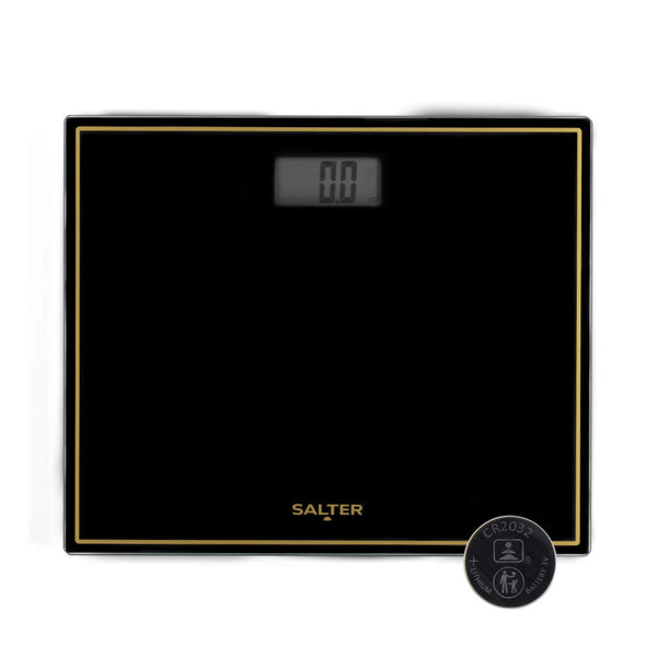Salter Bathroom -  Compact Electronis Scale Black/Gold Keans Claremorris