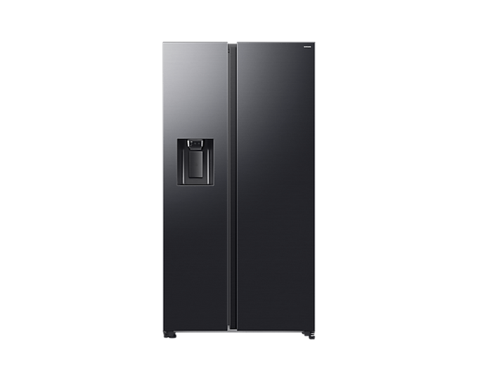 Samsung American Fridge Freezer | Plumbed AI Series 6 SBS  | Black Steel | Keans Claremorris