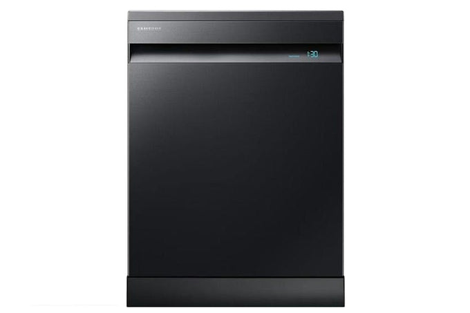 Samsung Series 11 60cm freestanding dishwasher in black with Auto Door, SmartThings control, 14 place settings – Kean’s