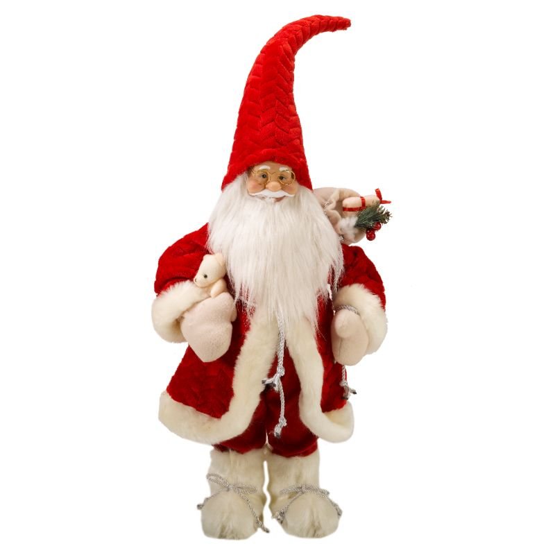 Santa Christmas Decoration | Red Jumbo Christmas Standing Decoration | 60cm