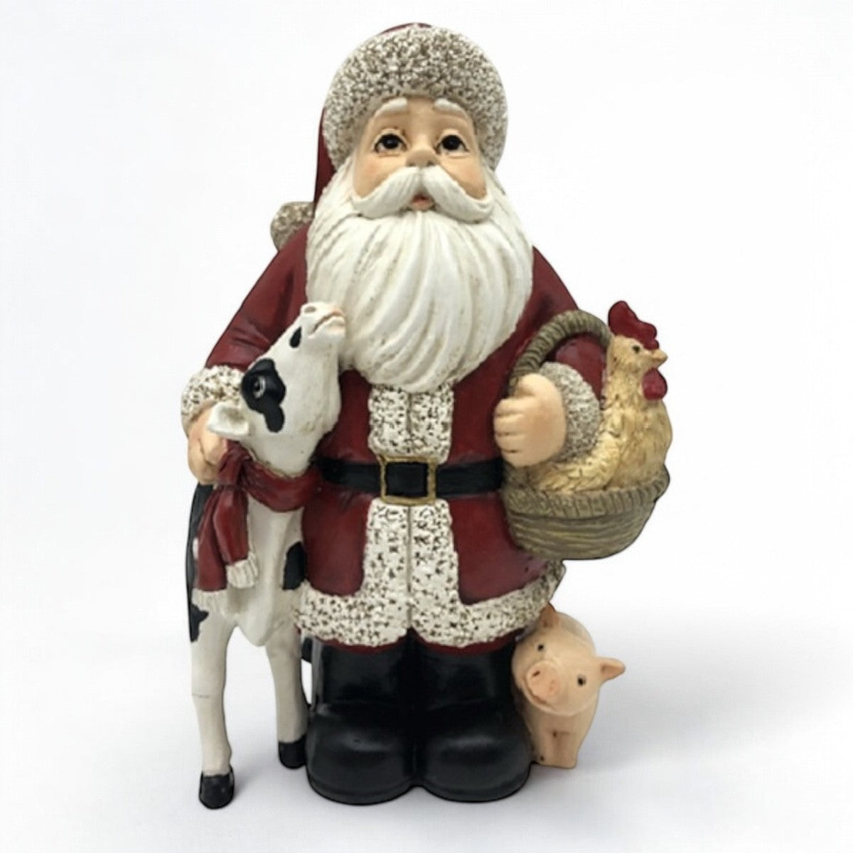 Santa with Farm Animals – Window Display Box Keans Claremorris