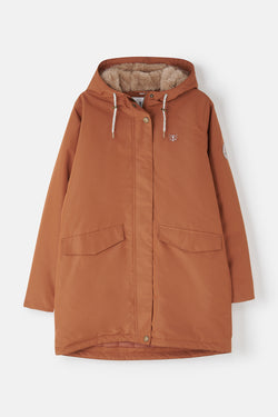 Ladies Outdoor Coat - Rust