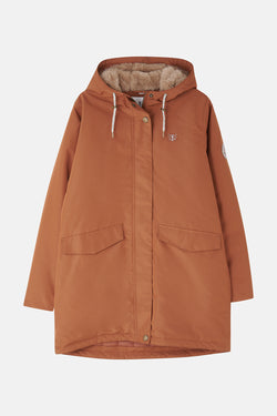 Ladies Outdoor Coat - Rust