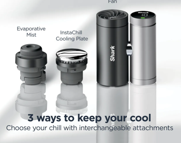 Shark ChillPill 3-in-1 Fan Mist & InstaChill – Carbon| FA022UK - Image 4