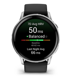 Garmin Venu 4 (45Mm), Black With Silver| 49-GAR-010-03014-01