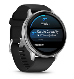 Garmin Venu 4 (45Mm), Black With Silver| 49-GAR-010-03014-01