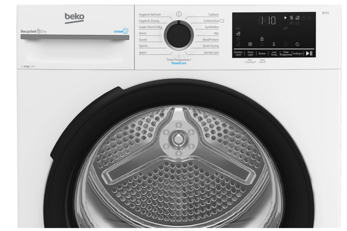 Beko 12kg Heat Pump Sensor Dryer| BM3T31233NW - Image 4
