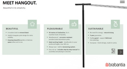 Brabantia Hangout Washing Clothes Lines With Poles 50M