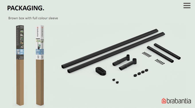 Brabantia Hangout Washing Clothes Lines With Poles 50M - Image 4