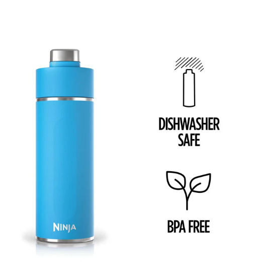 Ninja Thirsti 700ml Travel Bottle in Tropical Blue - Image 6