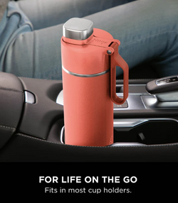 Ninja Thirsti 530ml Travel Bottle in Coral