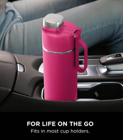 Ninja Thirsti 700ml Travel Bottle in Hot Pink