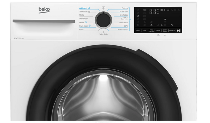 Beko 12Kg 1400Spin Washing Machine| BM3WT1241IW - Image 4