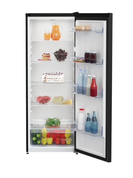 Beko Tall Larder Fridge Black Freestanding | LSG4545B - Image 3