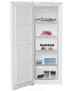 Beko Tall Upright Freezer 54W 146H White Frost Free| FNE4545W