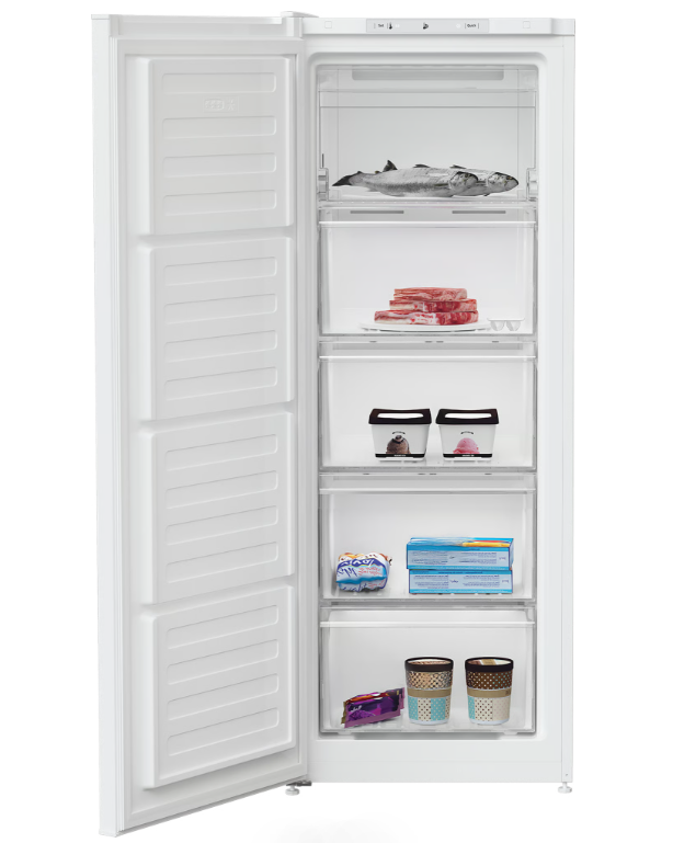 Beko Tall Upright Freezer 54W 146H White Frost Free| FNE4545W - Image 3