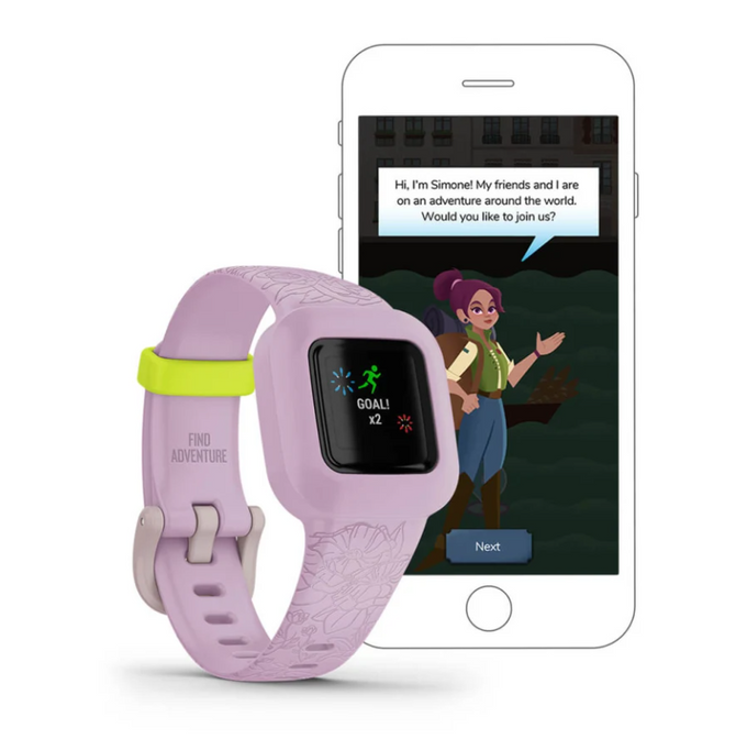 Garmin Vivofit Jnr 3 Lilac Floral| 49-GAR-010-02441-01 - Image 3