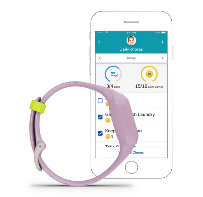 Garmin Vivofit Jnr 3 Lilac Floral| 49-GAR-010-02441-01 - Image 4