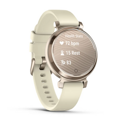 Garmin Lily 2 Cream Gold with Coconut Silicone Band 010-02839-70
