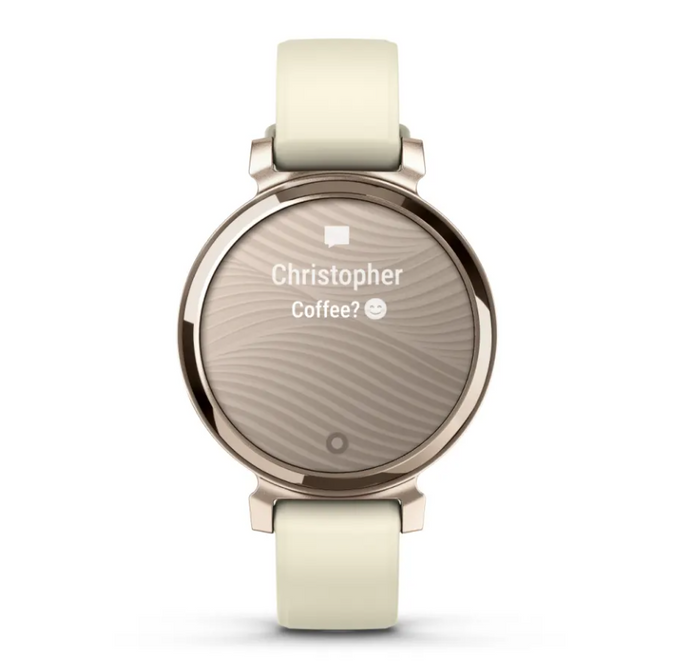 Garmin Lily 2 Cream Gold with Coconut Silicone Band 010-02839-70 - Image 4