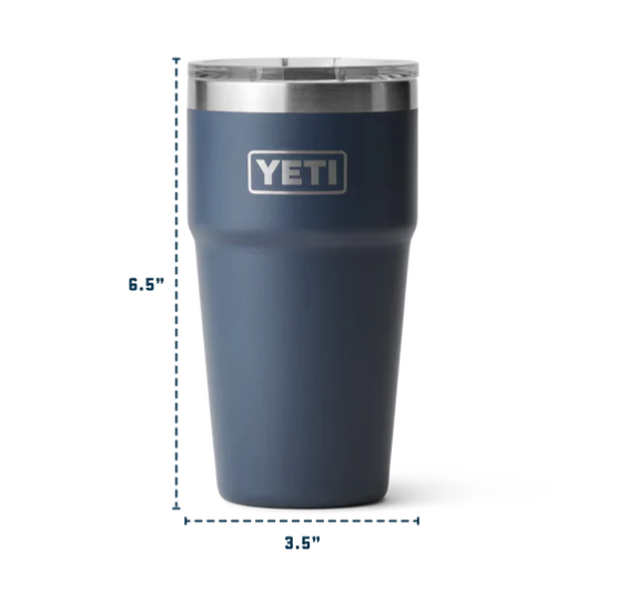 YETI Rambler® 20 oz (591 ml) Stackable Cup – Pace Purple - Image 3