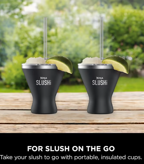 Ninja Slushi Cocktail Cup 2-Pack – Black | XSKMRG2BKEUK - Image 4