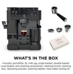 Ninja Luxe Café Espresso Bar Coffee Machine Black | ES701UKBK2
