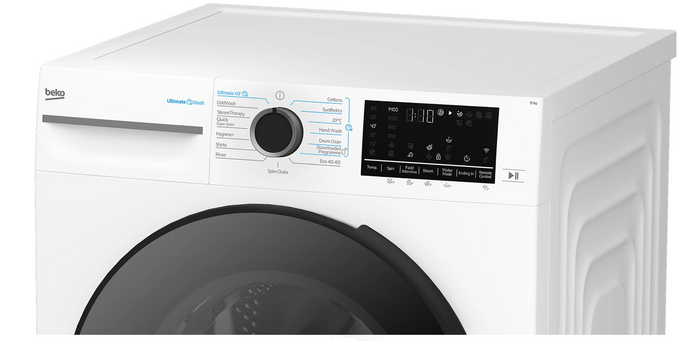 Beko 11kg 1400 Spin Washing Machine White BM5WT61141TW - Image 8