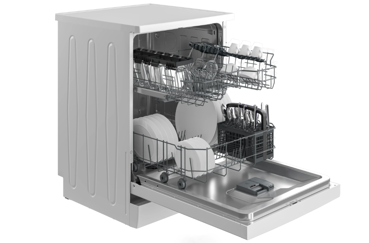 Beko Full Size Dishwasher 14 Place White | BDFN26431W - Image 2