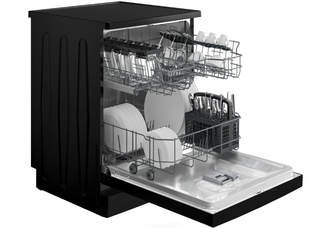 Beko Full Size Dishwasher 14 Place Black | BDFN26431B - Image 2