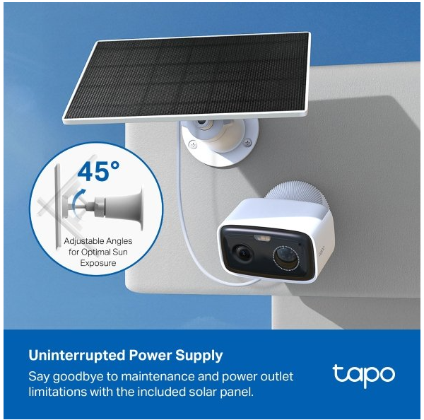 Tp Link Tapo 1080P Battery Solar Capsule Cam Ip65 10M Nv 2.4Ghz | TPL-TC80-KIT - Image 3
