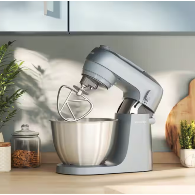 Kenwood Go Stand Mixer Storm Blue KZM35.000GY with tilt-head design, 3.5L bowl – available at Keans Claremorris