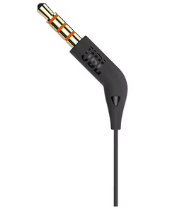 JBL T110 In-Ear Headphones 1-Button Mic Remote Black| JBLT110BLKE