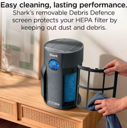 Shark BreatheClear Compact Air Purifier Black| HP062UKBK