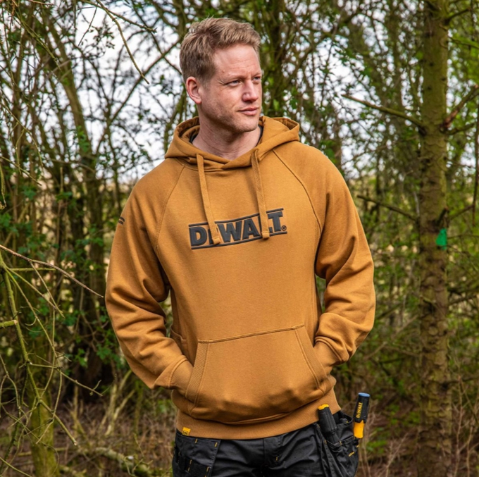 DeWalt Shellback Hoodie Dijon - Image 4