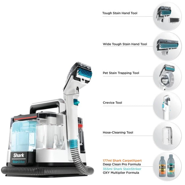 Shark StainStriker Pet Stain & Spot Cleaner PX200UKT for deep cleaning carpets and upholstery | Keans Claremorris